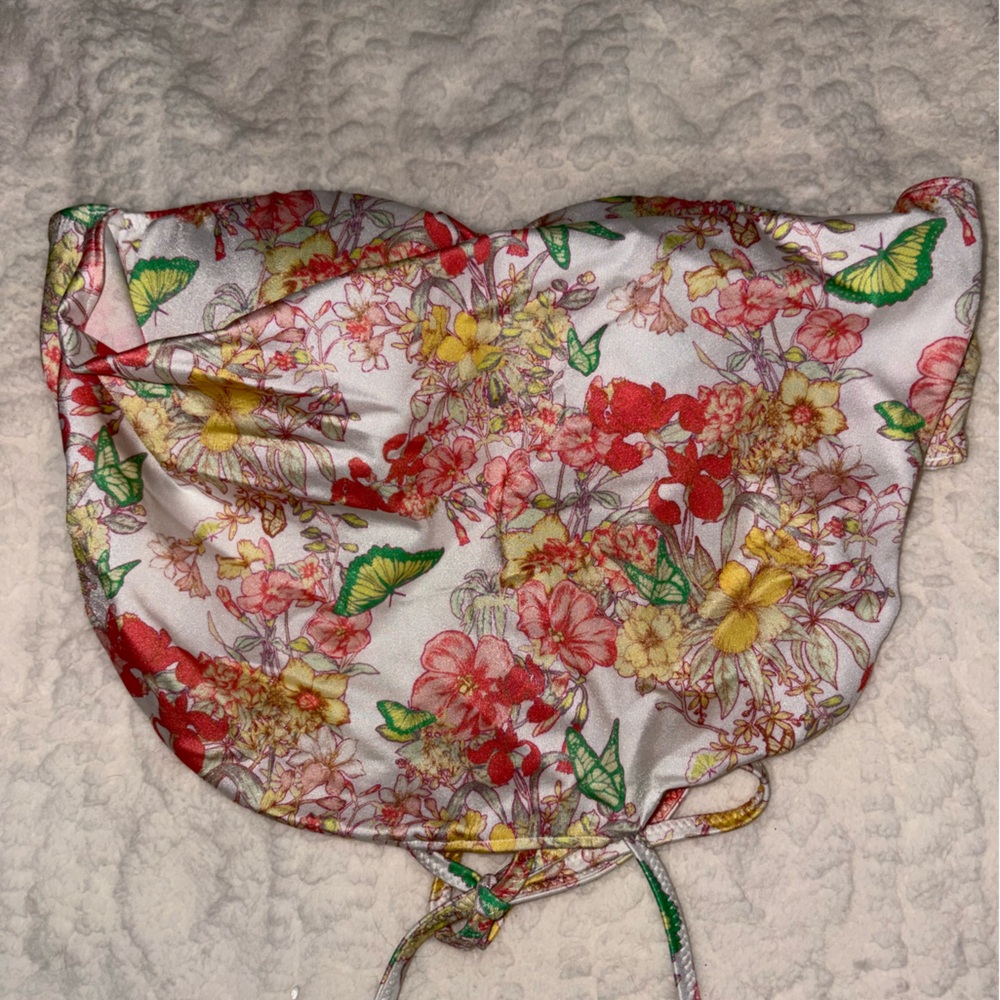 Floral victoria secret bikini Top